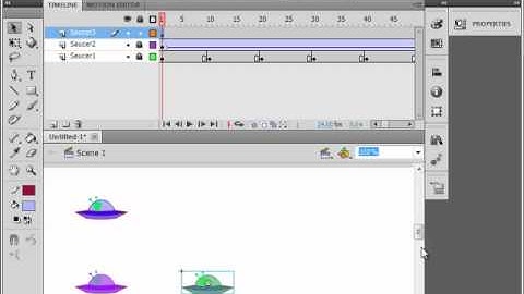 Flash CS5 Tutorial 3 Basic Animation Frame By Frame,Tween & Guided Tween.avi