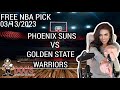 NBA Picks - Suns vs Warriors Prediction, 3/13/2023 Best Bets, Odds & Betting Tips | Docs Sports