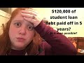 Paying $120,000 of Student Loan Debt within 5 Years