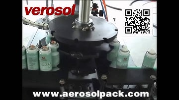 VAA Automatic Actuator Button Placing Machine for Aerosol Cans From Verosol aerosolpack