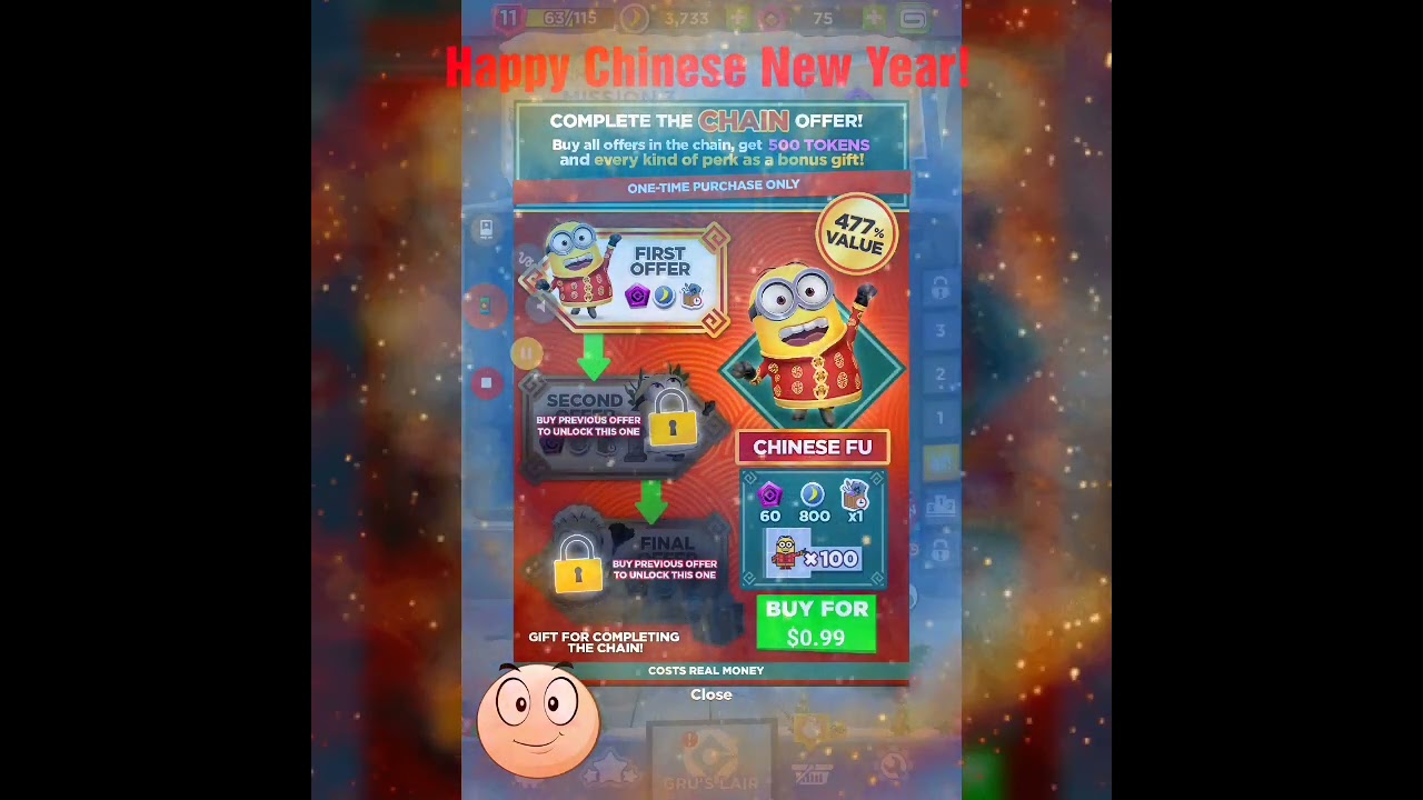 The Chinese New Year Special Offer in Minion Rush is here!
