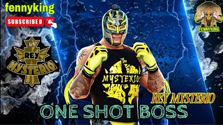 REY MYSTERIO ☝️🔥 ONE SHOT BOSS 😤 | WWE MAYHEM GAMEPLAY | @fennyking #wwemayhem #bringonthemayhem  screenshot 5
