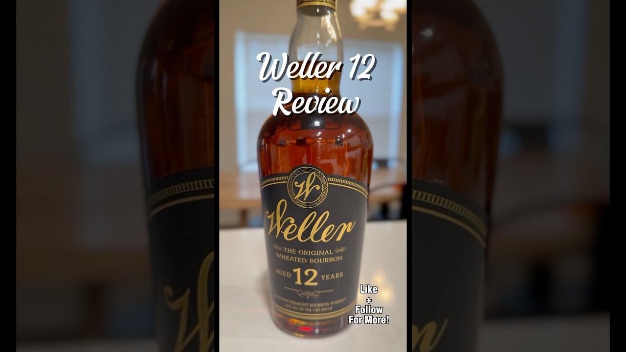 Weller 12 Straight Bourbon Whiskey Review! 