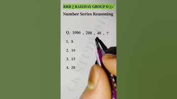 Number Series Reasoning short trick #rrbntpc , #railway