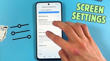 How to Adjust Screen Color Settings on Xiaomi Redmi Note 13