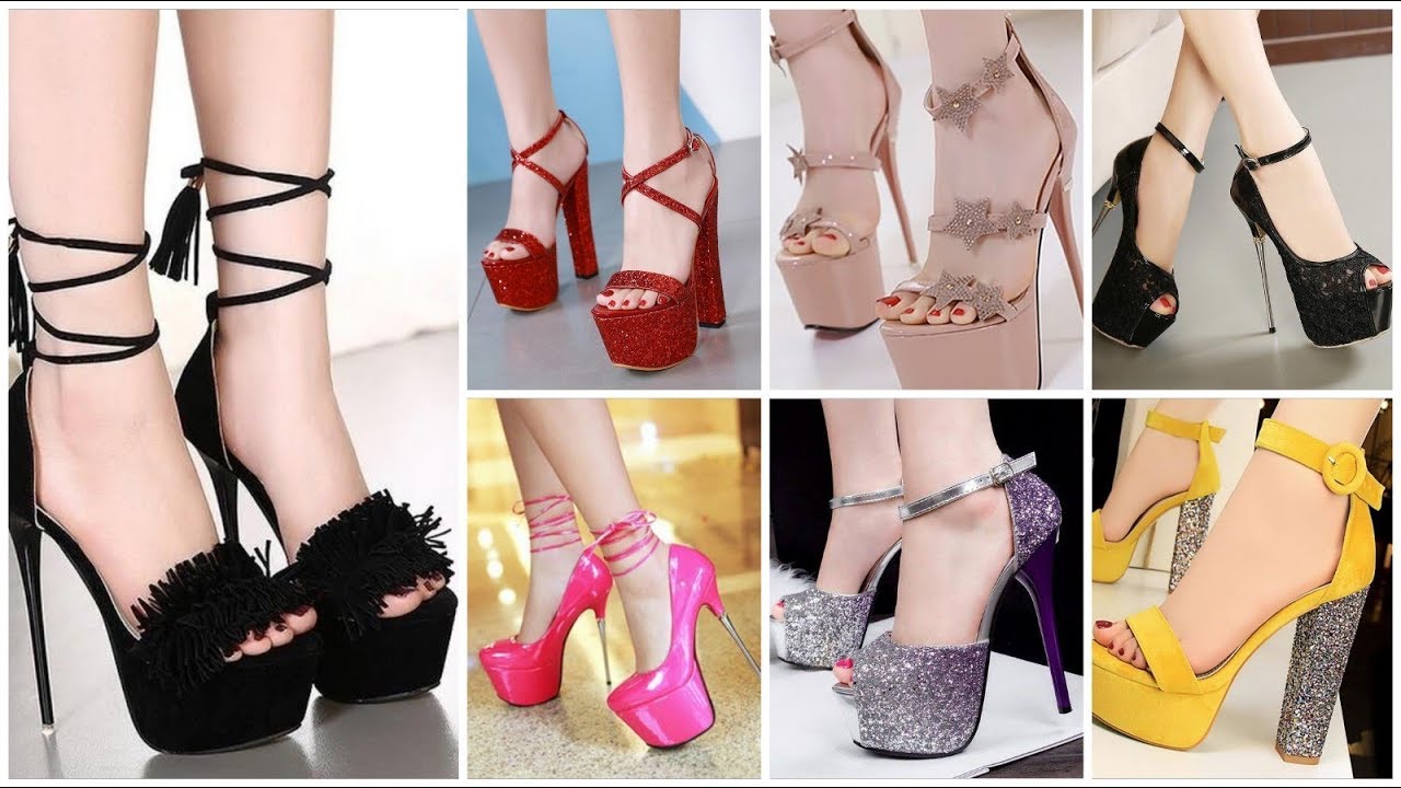 designer platform high heels