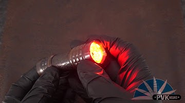 Ti2 Design X CWF Pele Flashlight with Borka Blades pattern