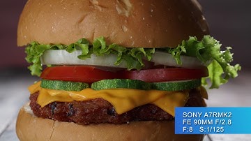 Hướng dẫn chụp ảnh món hamburger trong studio với 3 đèn speedlight (flash rời)