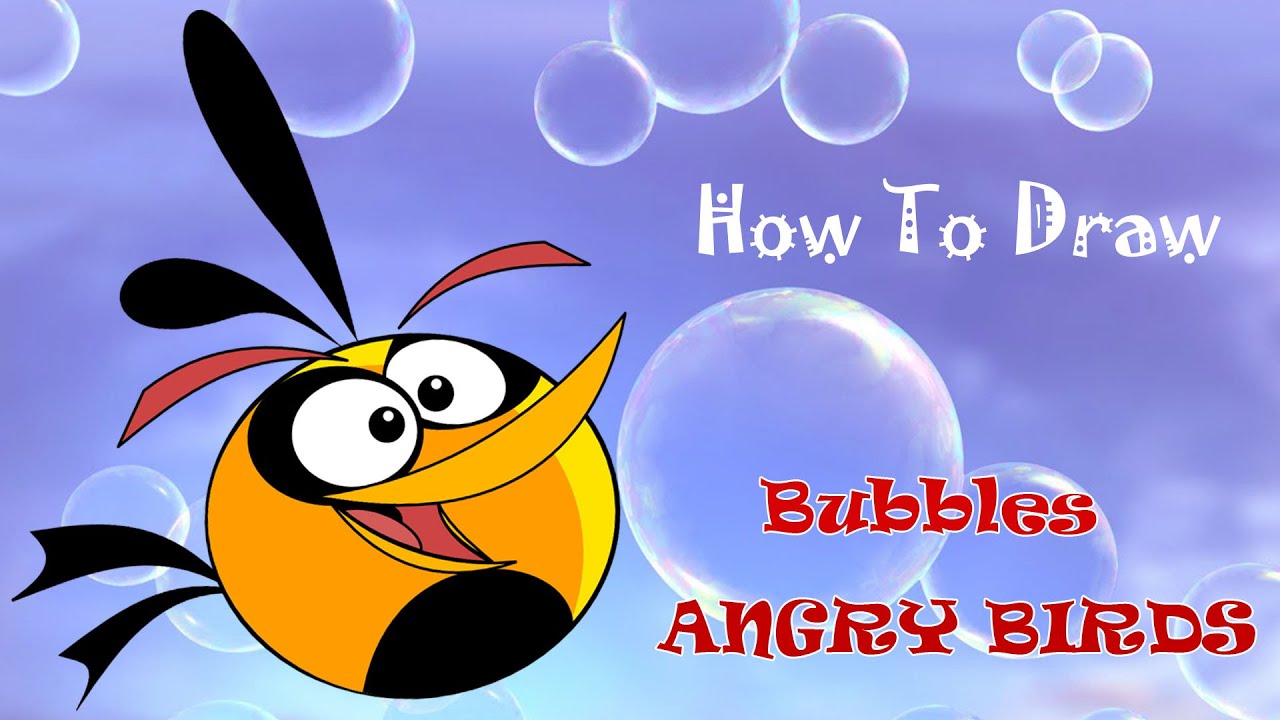 How to Draw Bubbles from Angry Birds (Angry Birds) Step by Step