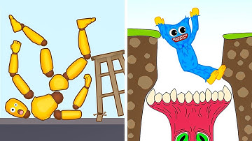 Huggy Story vs Ragdoll Break Kick Loser🟩🟧🟩Walkthrough Max Gameplay CN3677