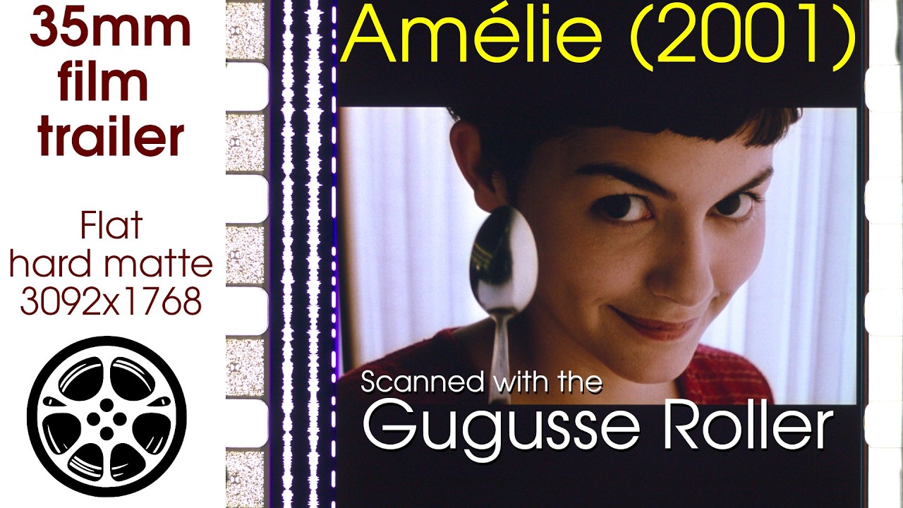Amélie (2001) 35mm film trailer, flat hard matte, 3092x1768 - YouTube