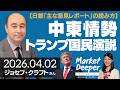 【日銀「主な意見レポート」の読み方】中東情勢・トランプ国民演説のポイント（ジョセフ・クラフトさん） [マーケットディーパー]