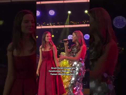 HADİSE İLE AVA YAMAN DÜET YAPIYOR O SES TÜRKİYE YILBAŞI 