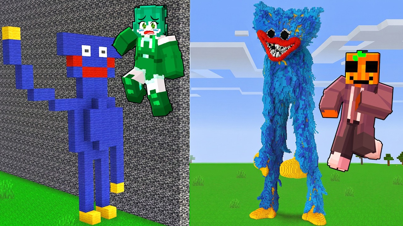 10 Segundos vs 1 Hora POPPY PLAYTIME Batalla de Construcción!