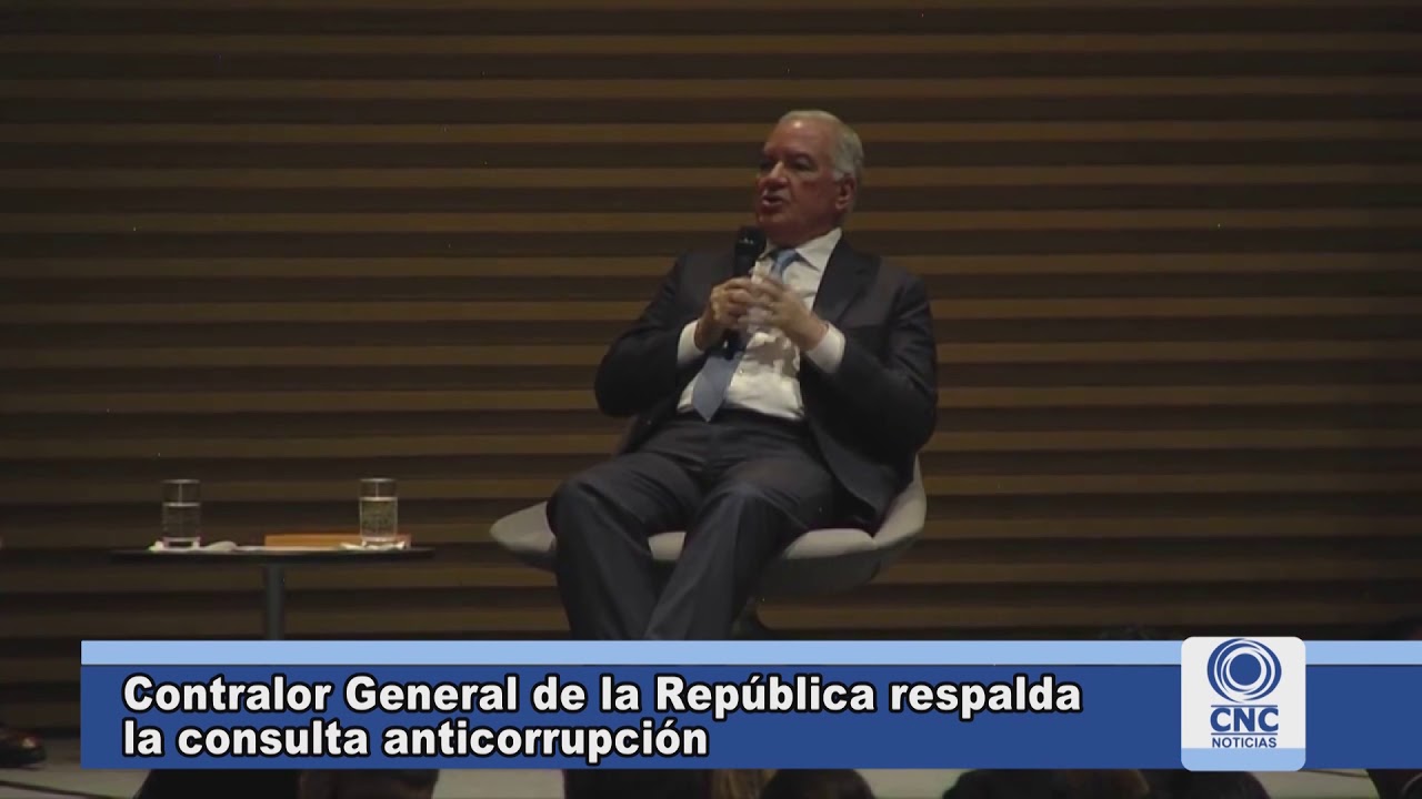 Contralor General de la República respalda la consulta anticorrupción ...