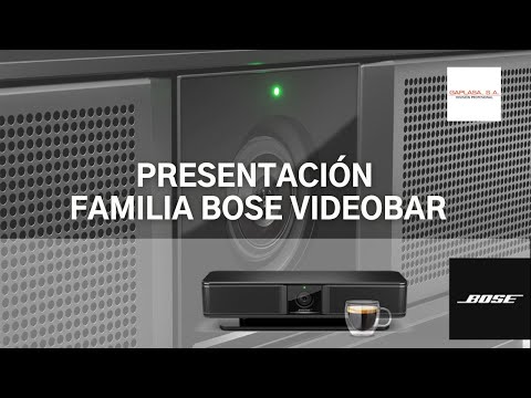 Webinar - Presentación familia Bose Videobars - VB-1 y VB-s