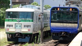 185系B6編成 快速鎌倉あじさい号 2021年6月