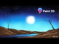 How to Draw - in computer| Paint 3D tutorial | Paint 3D | paint in computer | scenery drawing