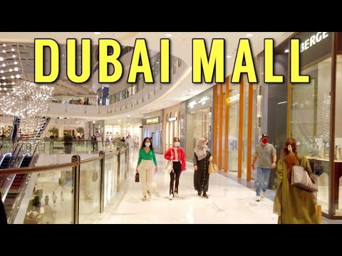 Dubai Mall | The World's Largest Mall |4K| Weekend Walking Tour 🇦🇪