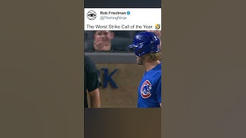 The Worst Called Strike of All Time??