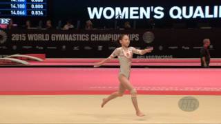 CHEN Siyi (CHN) - 2015 Artistic Worlds - Qualifications Floor Exercise