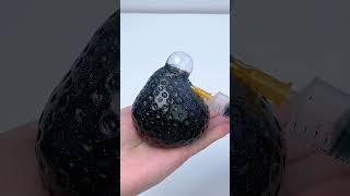 SQUISHY ASMR🍓🍓Black Strawberry #asmr #satisfying