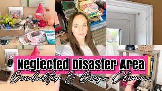 TOTALLY TRASHED 🫣 Home Office | EXTREME DECLUTTERING & DEEP CLEANING