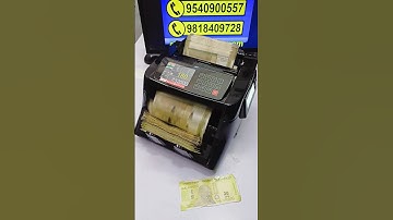 🆕 Latest Mix Note Counting Machine with Touch Screen | Speed + Fake Note Detection Test 🔥 #ytshorts