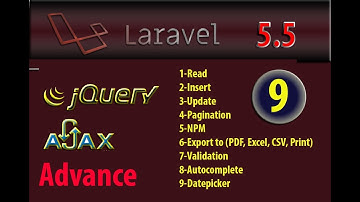Laravel 5.5 advance datepicker jquery-ui part 9