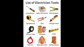 Types of Electrician Tools