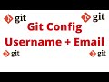 Git Username And Email Config in Urdu/Hindi