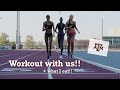 Workout With D1 Athletes + What I Eat!!