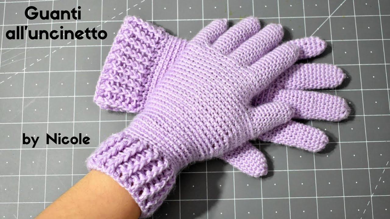Come fare Guanti all'uncinetto @MinoNicole