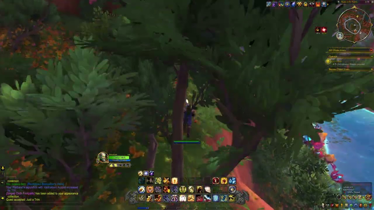 "Just a Trim" Quest - The Waking Shores - World Of Warcraft