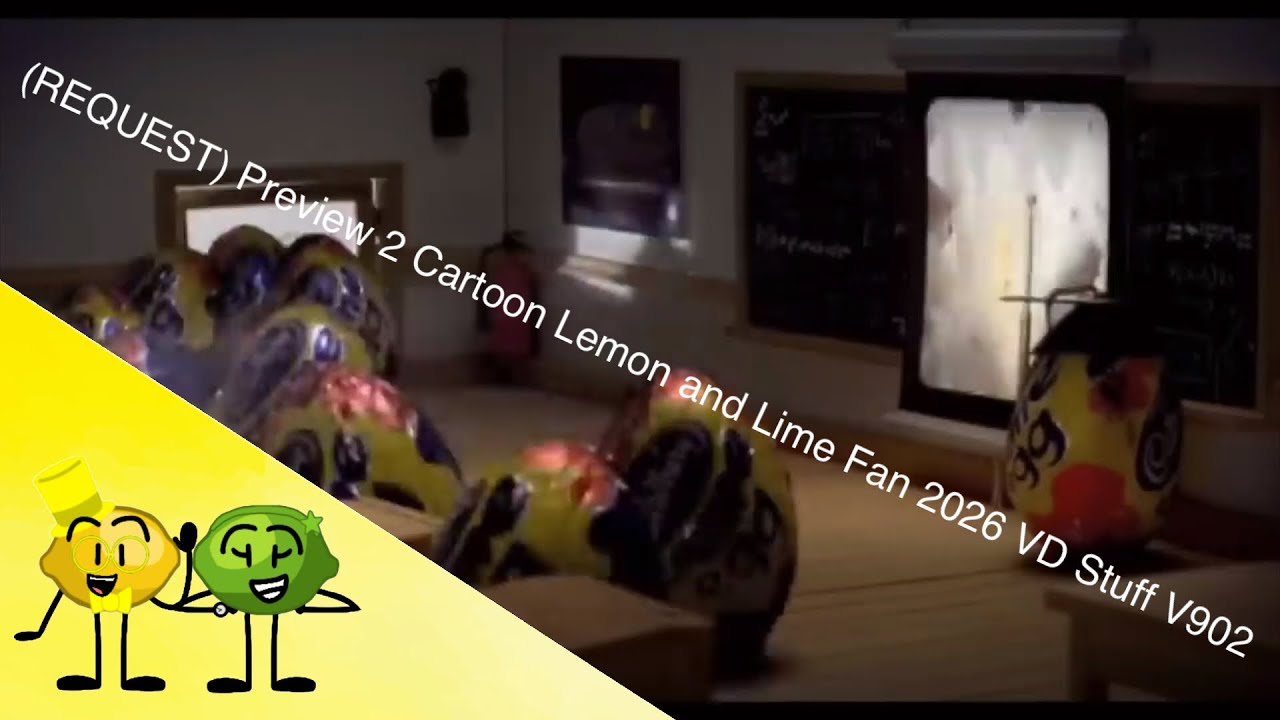 (REQUEST) Preview 2 Cartoon Lemon and Lime Fan 2026 VD Stuff V902