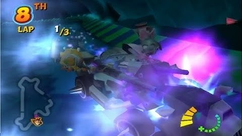 Crash Tag Team Racing PS2 Gameplay Tire & Ice