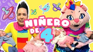 NIÑEROS DE 4 BEBES  EL CLUB DE KIDS PLAY