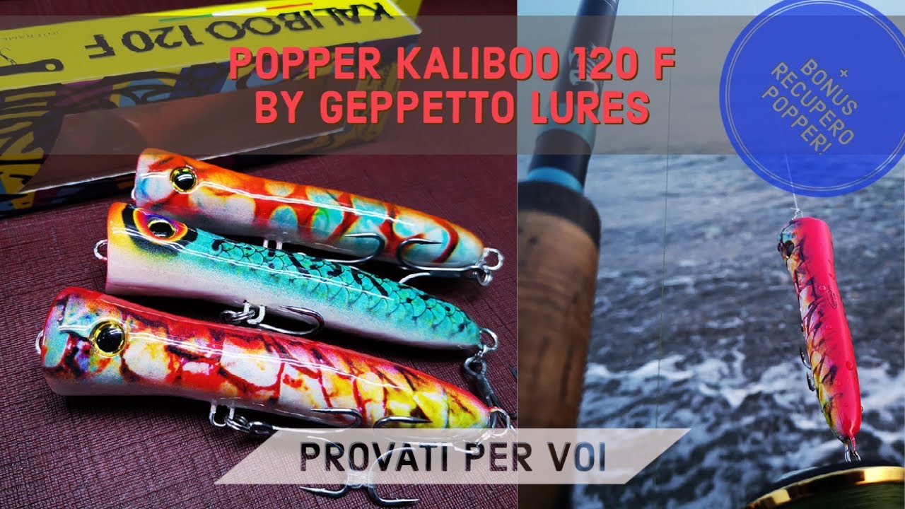 Spinning with the POPPER - new KALIBOO 120 f by GEPPETTO LURES