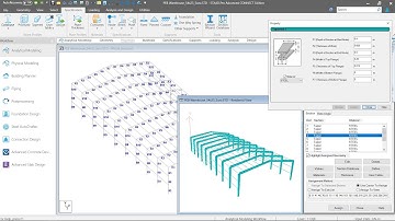 PEB met Analytische Modeler: Deel 2.1 - Genereer hoofdframe met Analytische Modeler ||Taps profiel
