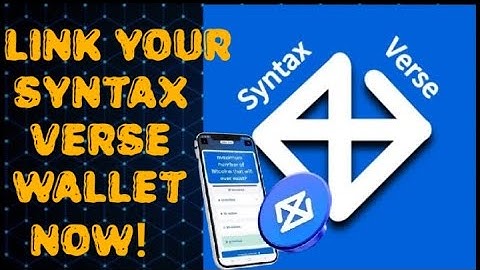 Link Your Syntax Verse EVM Address Now! | Avoid Missing the Bonus Airdrop 🚀