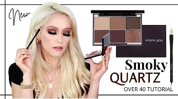 New! WAYNE GOSS Smoky Quartz Luxury Eyeshadow Palette | Easy Smokey Eyeshadow Tutorial for Beginners