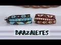 CÓMO HACER BRAZALETE DE 3 VUELTAS /Wrap Bracelet