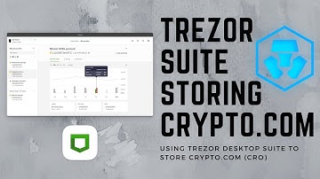 Storing Crypto.com (CRO) on Trezor - Desktop Suite