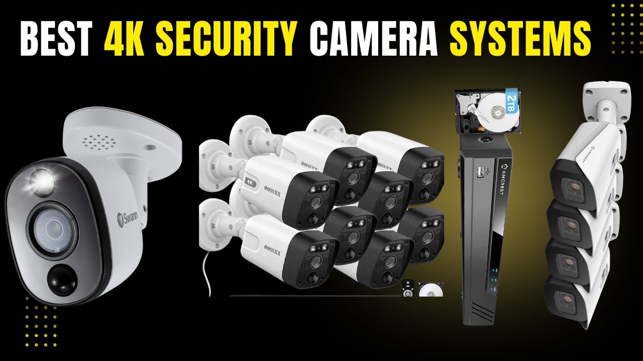 3 Best 4K Security Camera Systems | Amcrest vs OOSSXX vs Swann - YouTube