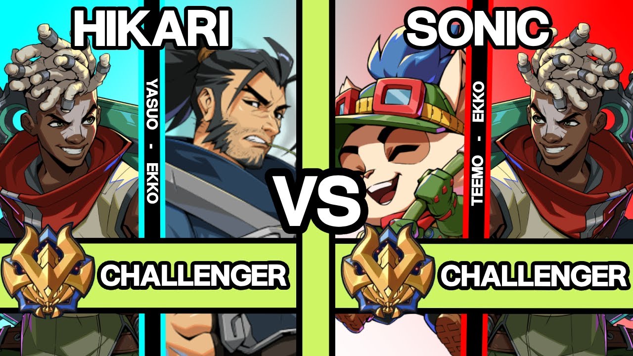 2XKO ▰ HIKARI (Yasuo/Ekko) vs SONIC (Teemo/Ekko) ▰ 2XKO Pro Replays