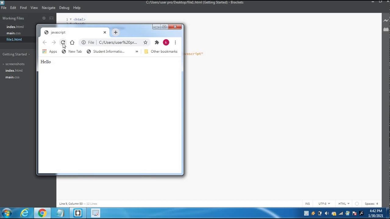 accessing element in javascript - YouTube