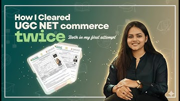How I Cleared UGC NET Commerce Twice in a Row - Both on My First Attempt!