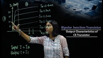 Output Characteristics of CE Transistor | Pillai College of Engineering | Prof. Florence Simon |ECCF