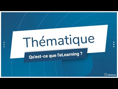 Qu'est-ce que l'eLearning ?