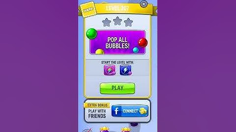 bubble shooter gameplay level 201-210 (Android iOS)